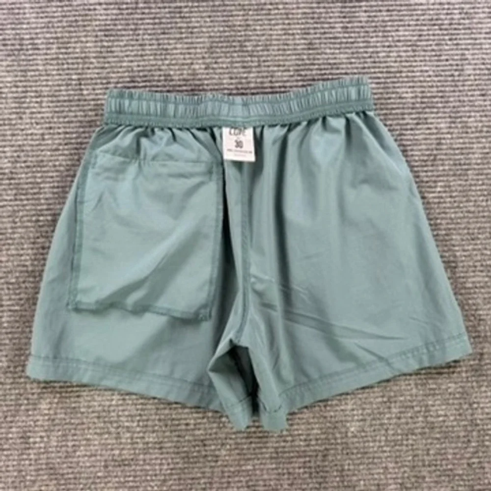Cove USA Mens 30 Sage Green Hybrid Shorts Athletic Quick Dry Running Zip Pocket